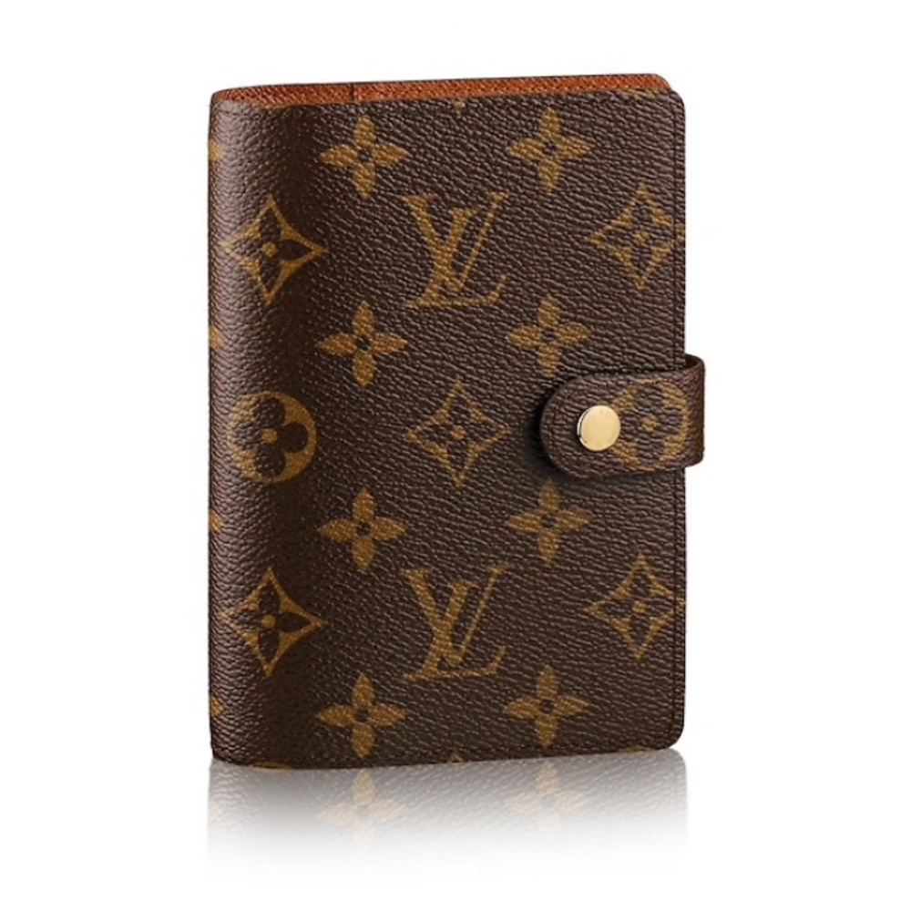 LOUIS VUITTON Monogram Small Ring Agenda Cover